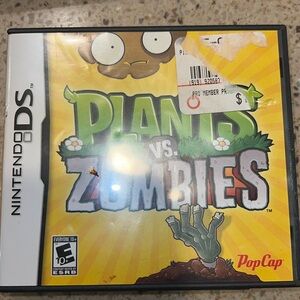 Nintendo DS plants vs. zombies game